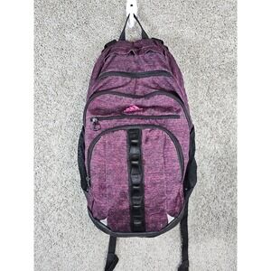 Adidas 20" Black & Heathered Purple/Pink Backpack Laptop Bag 2016‎